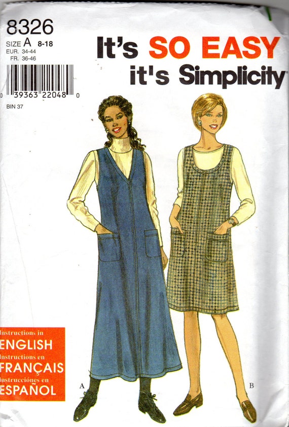 Easy Women's Jumper Pattern Size 8 10 12 14 16 18