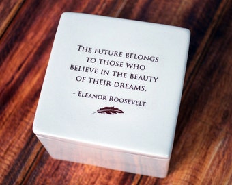 SHIPS FAST - Unique Graduation Gift - Ceramic keepsake box - With Gift Box