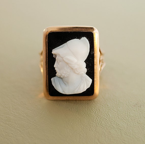 Antique Ring Antique Cameo Ring Cameo Ring Men's