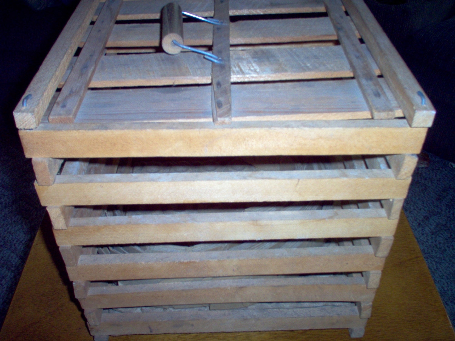 vintage egg crate wood egg crate primitive farm house