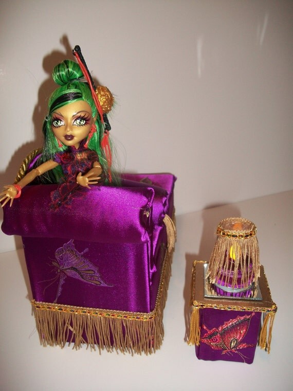 Furniture for Monster High Dolls Handmade Chaise Lounge Bed