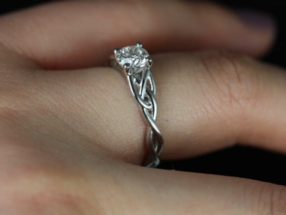 Celtic inspired engagement rings