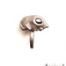 Cat Skull Ring, skull ring, kitten skull ring, cool rock chic ring, animal skull, for the super cool boyfriend, for the edgy girlfriend