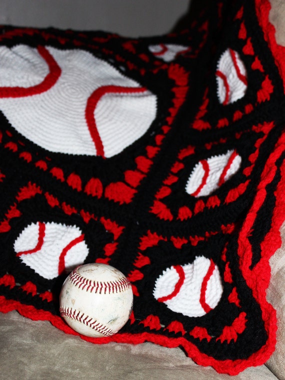 Grand Slam Baseball Afghan Crochet Pattern