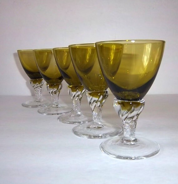 Crystal Cordial Glasses