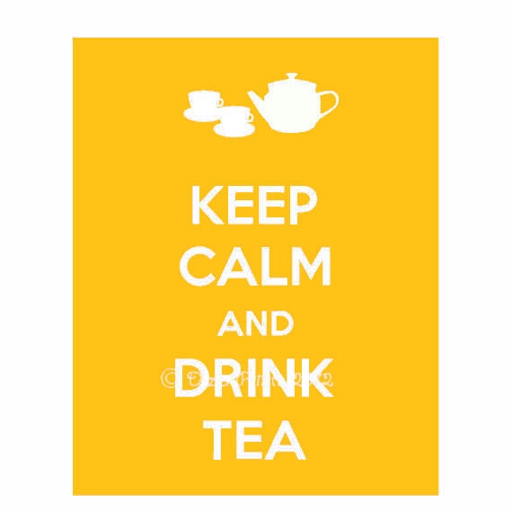 Items similar to Keep Calm and Carry On, Keep Calm and Drink Tea, Keep ...