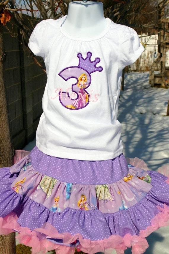 tangled birthday outfit