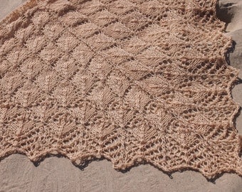 Any Color Knitted Shawl, Hand Knit Shawl, Women Warm Gift, Made To Order