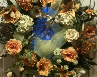 Spring Wreath Large Front Door Wreath