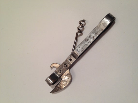 King Bottle Opener Vintage King Can Opener Vintage king