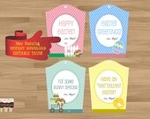 INSTANT DOWNLOAD - EDITABLE - Easter Tags - 4 card set Il_170x135