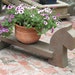 Yard Art - Dog stand - Dog art - plant stand - garden stand