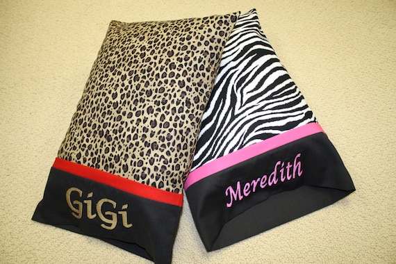 Embroidered Travel Pillows 12" by 16"