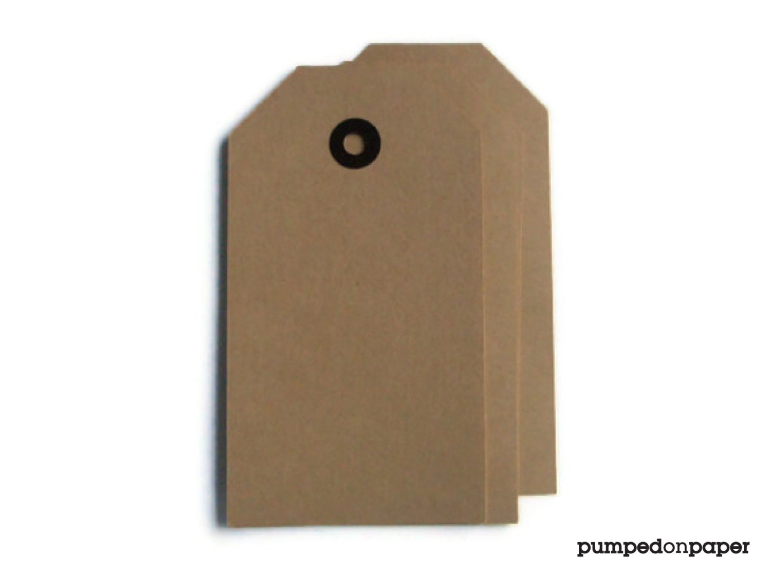 kraft shipping tag label sticker hang tag labels black