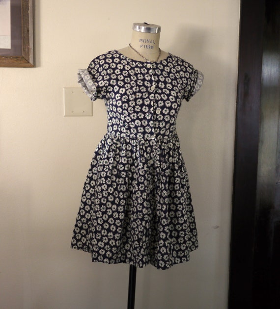 Flowers 90's Rocker Dress Vintage Size 6 by MsVintageLove on Etsy