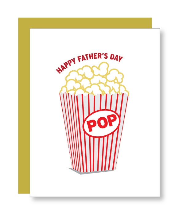 Happy Father's Day POPcorn Card