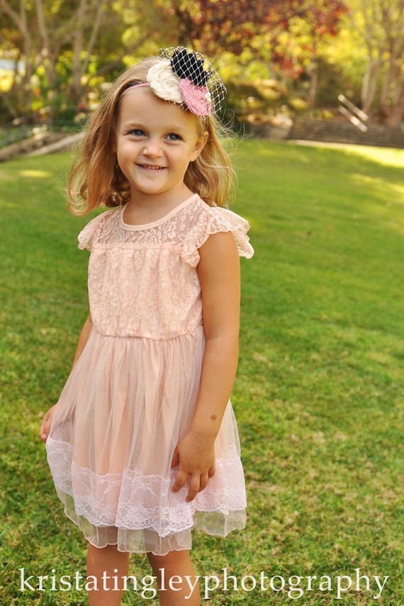 The VINTAGE PINK Chloe Dress made for girls toddlers