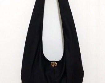 Handbags Canvas Bag Shoulder bag Sling bag Hobo bag Boho bag Messenger bag Tote bag Crossbody Purse Black