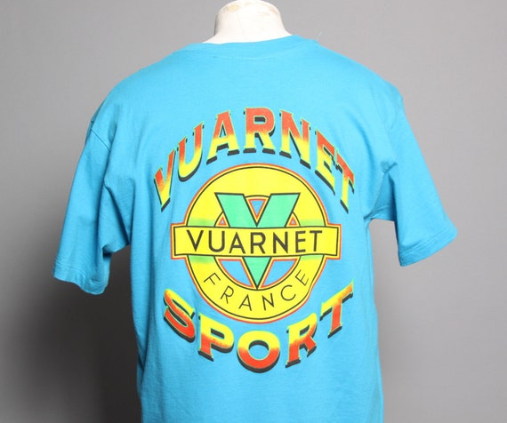 Vintage 80s VUARNET T-SHIRT / Rare Logo Print by ToughLuckVintage