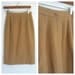 RESERVED for BETH Women's Camel Skirt, Size 4 Pencil SKirt