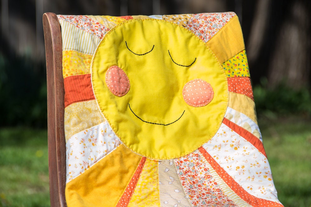 You Are My Sunshine Baby Quilt