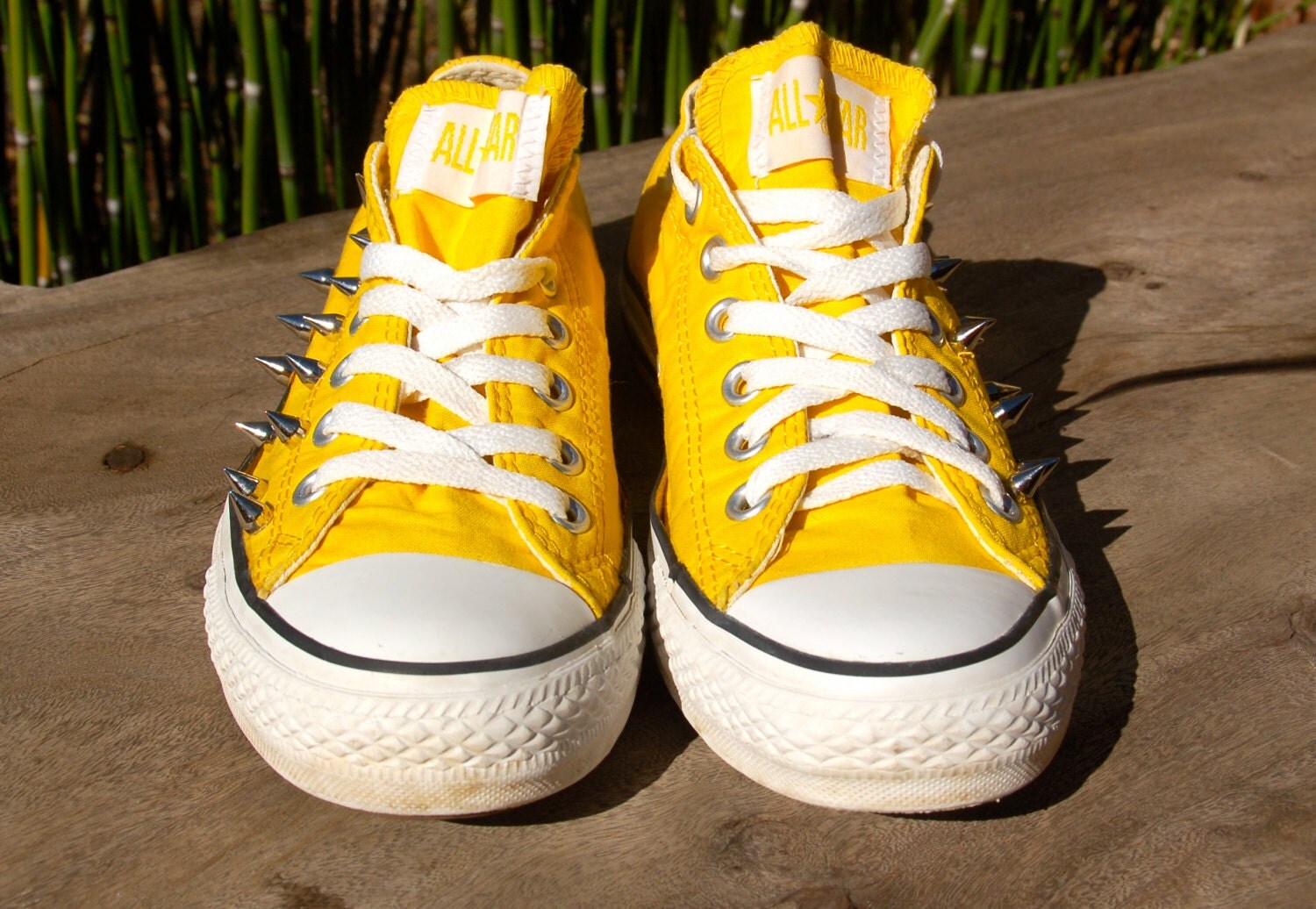 converse all star high tops yellow
