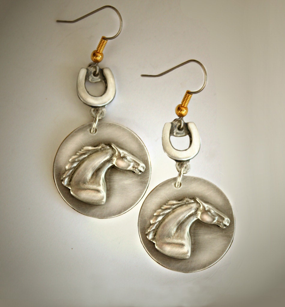 Horse Head Earrings