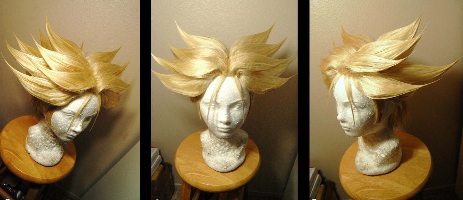 trunks wig cosplay styled dragon ball z commission by MaggifanWigs