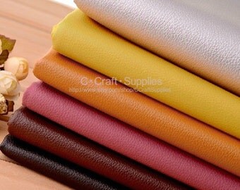 27" x 18" Faux Leather Fabric For tassels making,Soft vinyl Leather In Thin Lychee Skin Tassels Teather Fabric,Soft Leather Bags Craft