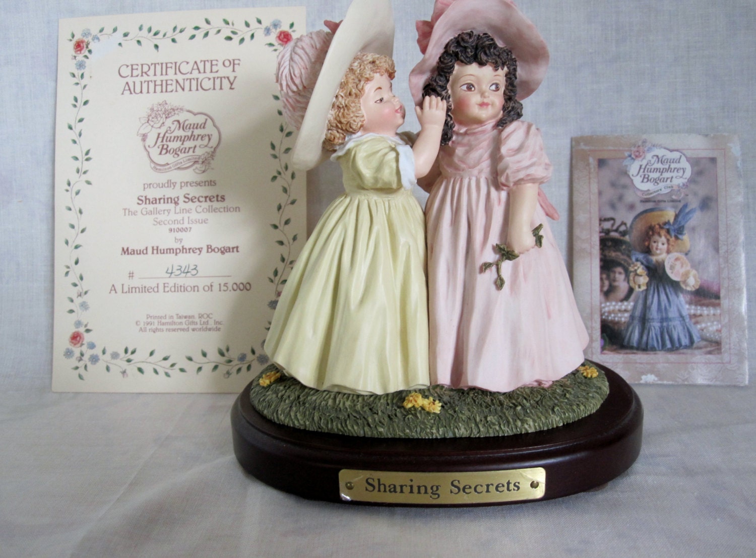 Maud Humphrey Bogart Figurine Sharing by QuiltingbyDiamanti