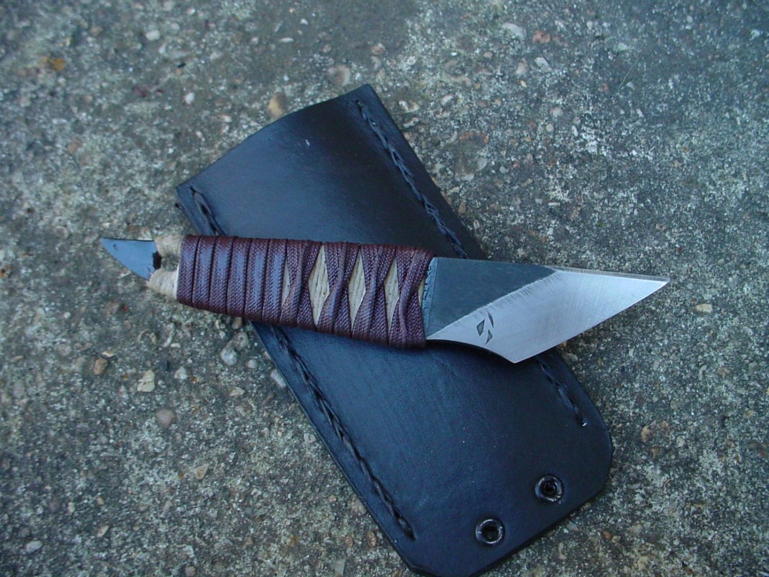 Custom Handmade Tactical/EDC Kiridashi Fixed Blade Knife