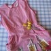 Vintage Smock Apron Princess Peggy Pop On Red White Check Print Cotton Pockets 1950's