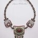 bead embroidery necklace Bronze Age EBEG
