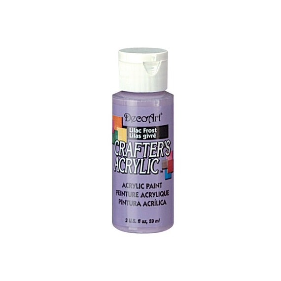 Lilac Frost DecoArt Crafters Acrylic Paint - 2 oz. Bottle - Art Craft Paint Supplies Il_570xn