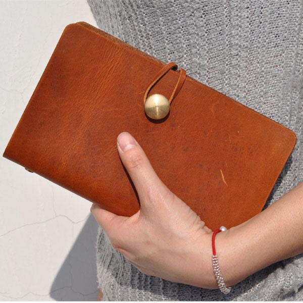 A6 Leather Journal Diary Notebook /loose-leaf notebook/