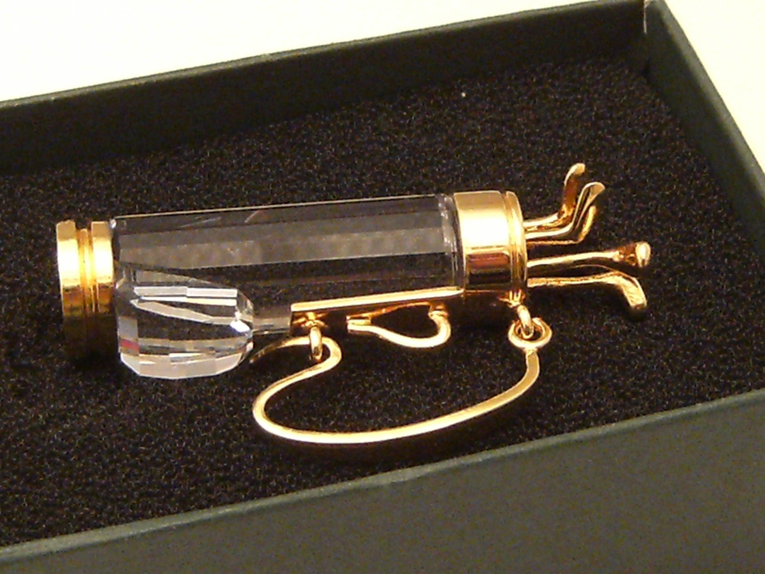 Vintage Retired Swarovski Collectible Crystal Memories Golf