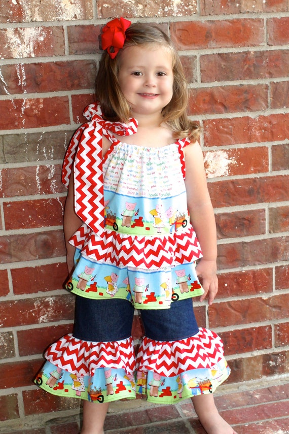 Instant Download Ruffled Pillowcase Top PDF Sewing pattern