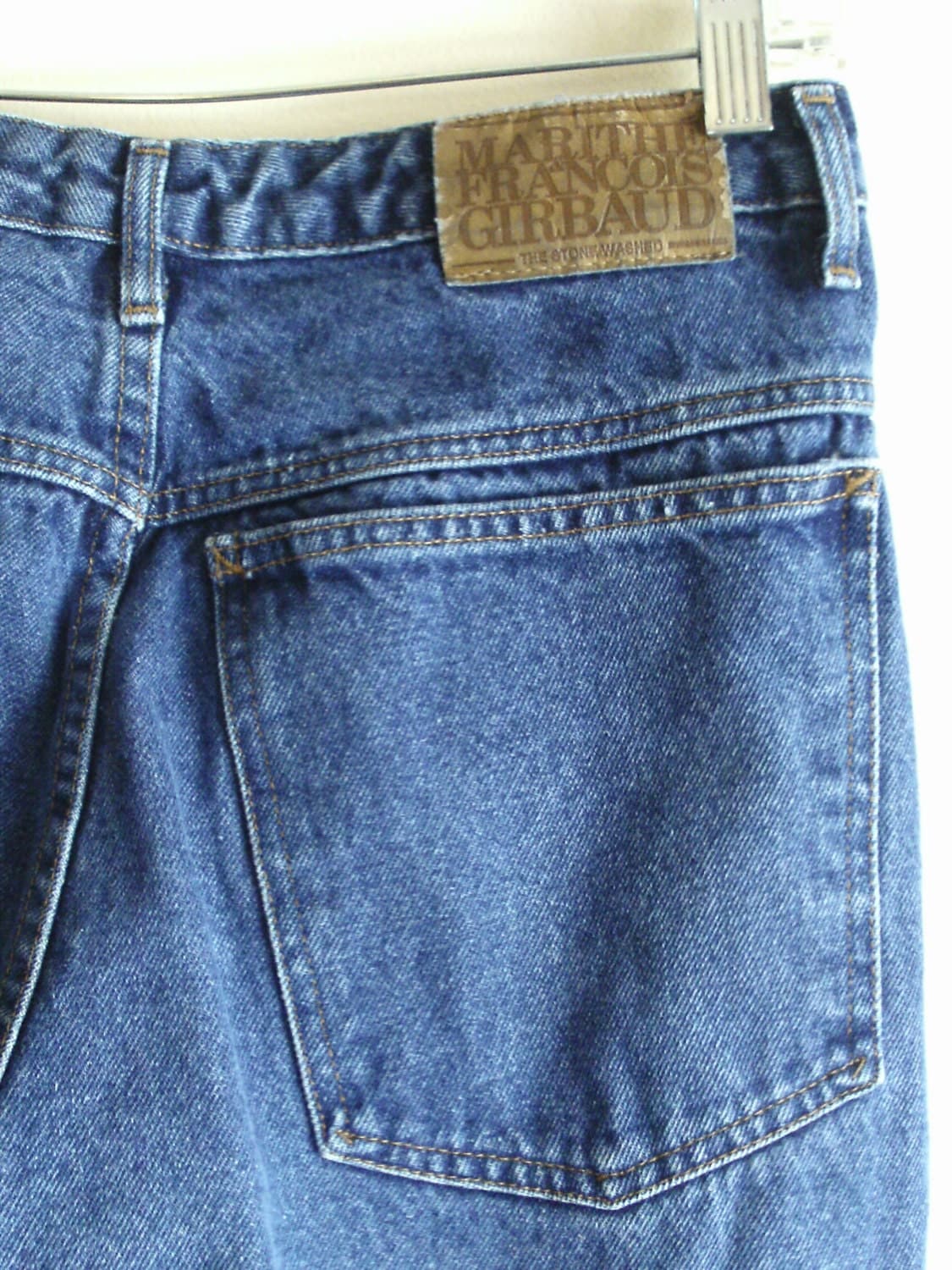 Vintage High Waisted Tapered Leg Blue Jeans Girbaud Jeans