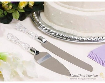 READY TO SHIP Wedding Cake Cutting Set