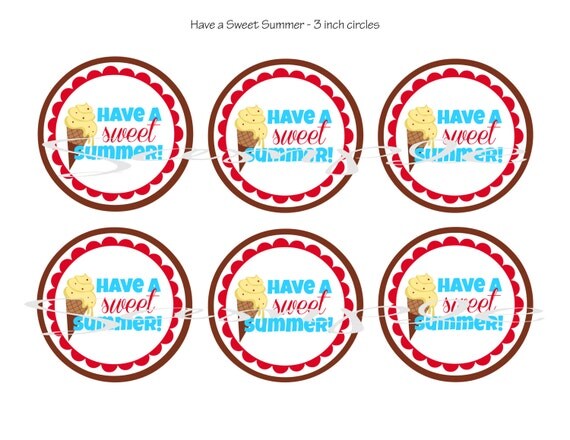It is a picture of Sly Have a Sweet Summer Printable It is a photo of Sly Have a Sweet Summer Printable