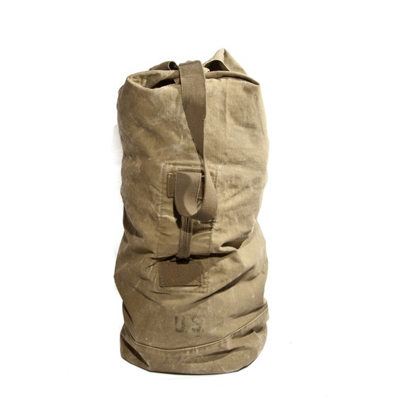 Extra Large Military Duffle Bag Army Bag by VintageCombatBoots