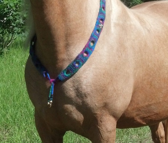 Bohochic Felted Equine Necklace  Rhythm Beads by MyBuddyBling
