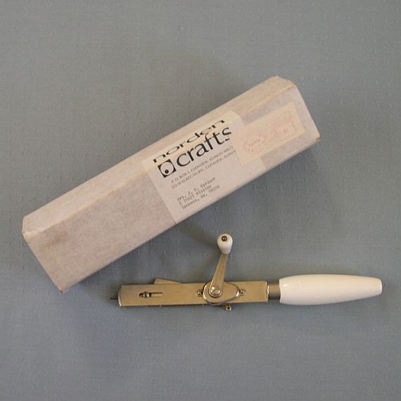 Rug Hooking Tool Punch Speed Tufting Crank Type by MissIvyVintage