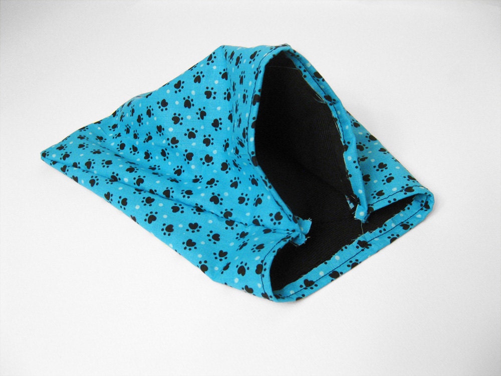 Blue Paw Prints Hedgebag Sleeping Bag for Hedgehogs Sugar