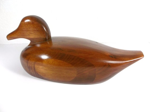 Modern Art Decor Duck Decoy Carved Duck Decoy Danish