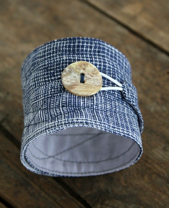Fabric Cuff Bracelet Fabric Wrist Cuff Fabric Cuff Linen