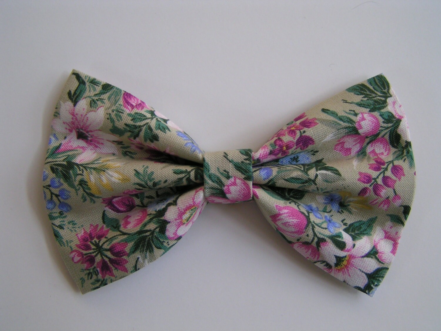 Floral Hair Bow Fabric Hair Bow Hair Bows Bow Bows Fabric