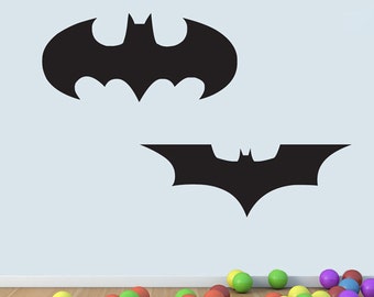 Batman Wall Decal - Kids Wall Decal - Batman Symbol for a Superheo or Comicbook Wall Decor
