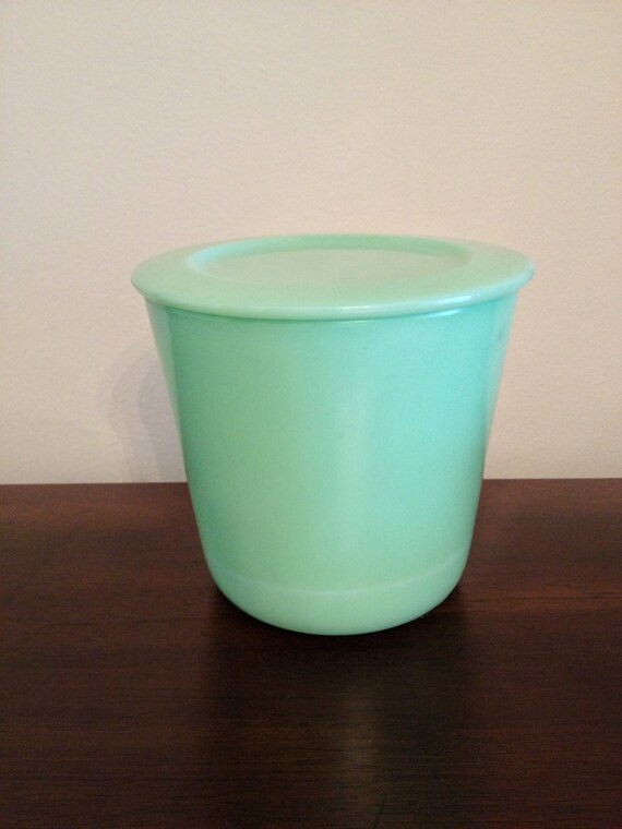 Vintage McKee Jadeite Canister with Lid SALE