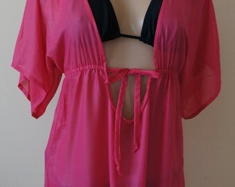 pink cover up wedding